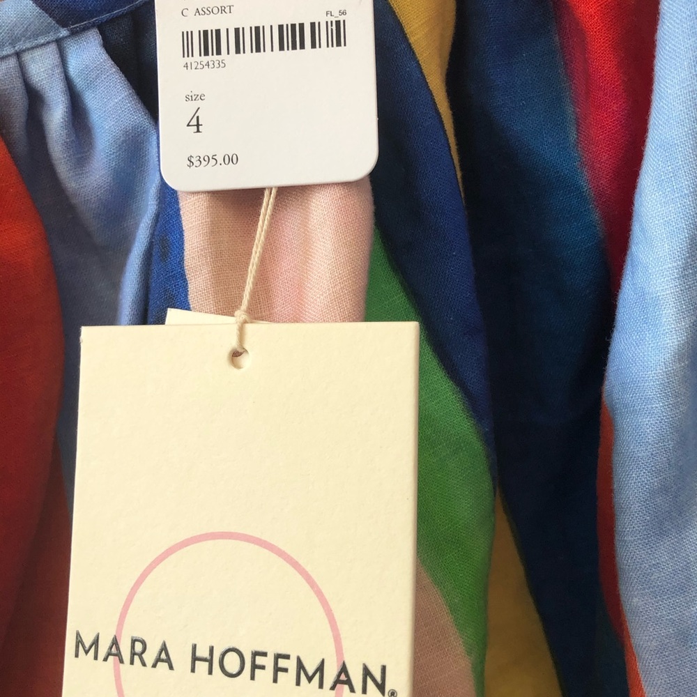 Mara Hoffman rainbow dress 4 NWT - Picture 3 of 9